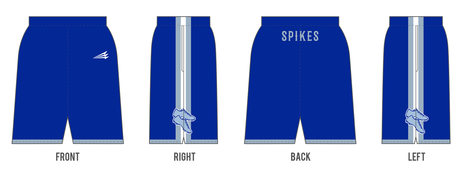 Salina Spikes Custom Revolution Shorts #RV6