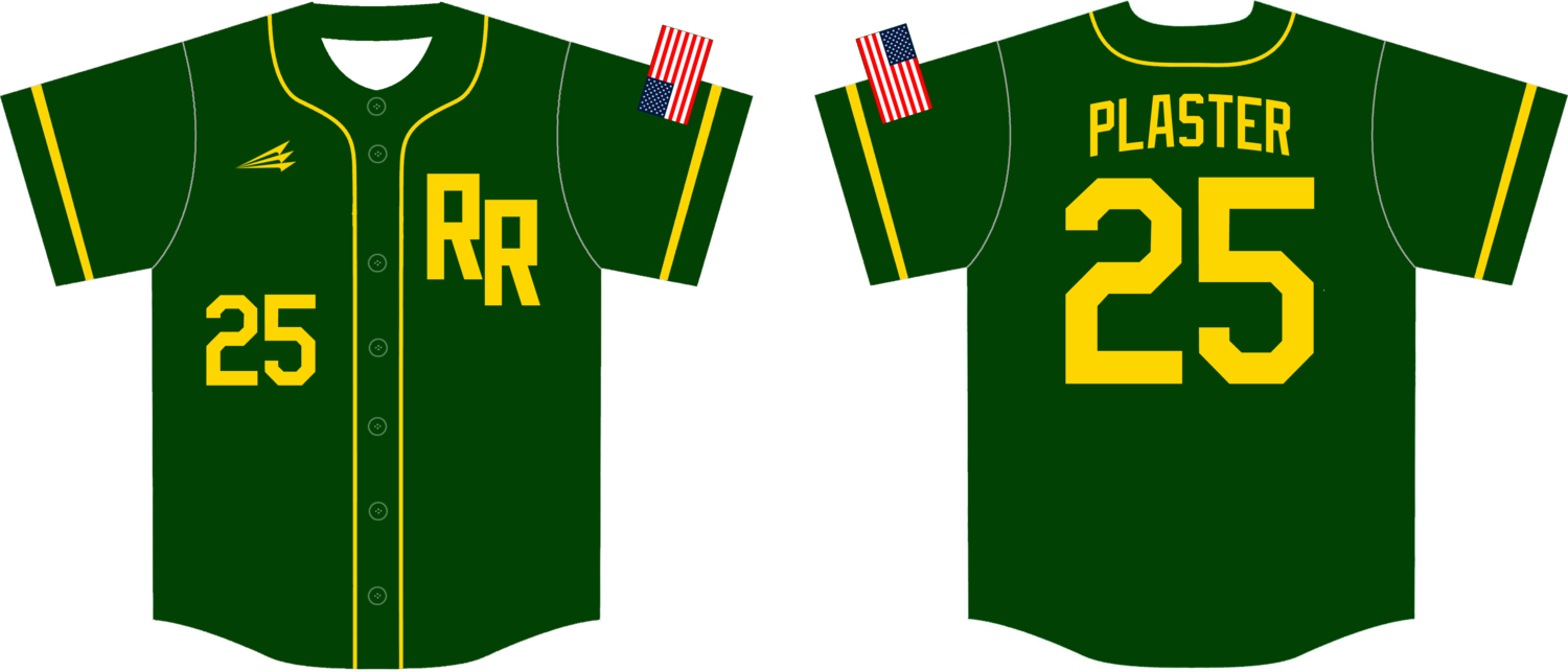 Rough Riders (Plaster) Custom Baseball Jersey Design #1