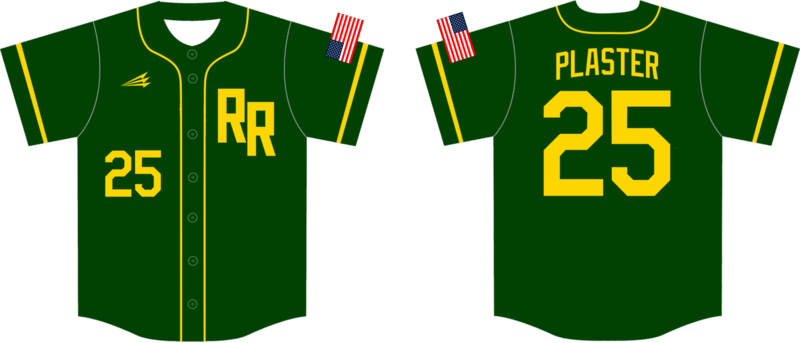 Rough Riders (Plaster) Custom Baseball Jersey Design #1