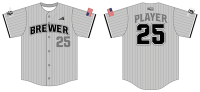 Brewer Baseball Custom Hexaflex Baseball Jersey #J28