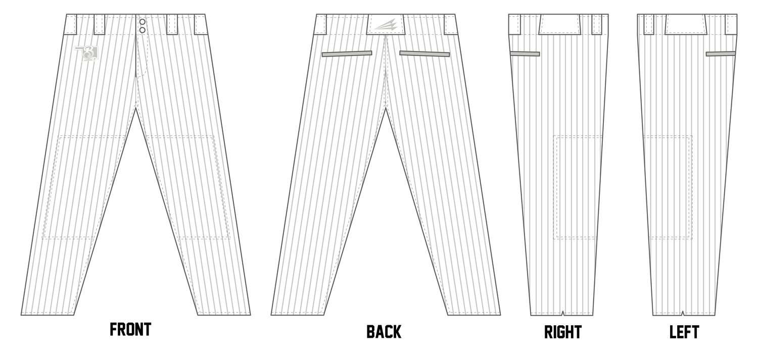 Brewer Baseball Custom Pro-Fit Baseball Pants #BP27A