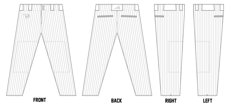 Brewer Baseball Custom Pro-Fit Baseball Pants #BP27A