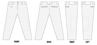 Brewer Baseball Custom Pro-Fit Baseball Pants #BP27A