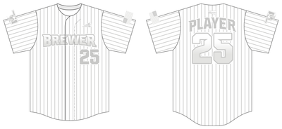 Brewer Baseball Custom Hexaflex Baseball Jersey #J25