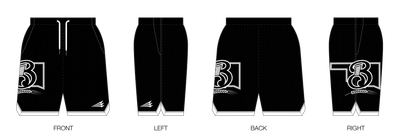 Brewer Baseball Custom Retro Mesh Shorts #MS1