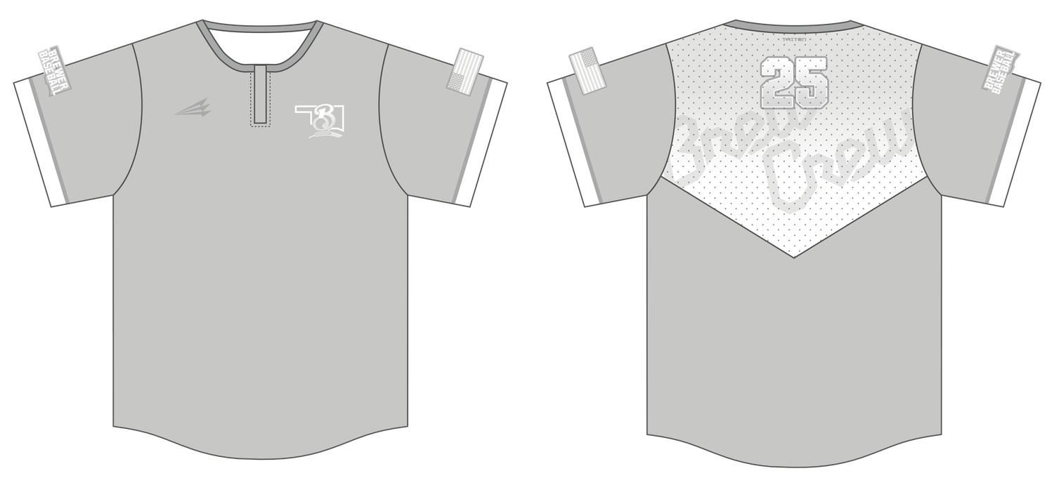 Brewer Baseball Custom Flywheel Pullover #FLY4