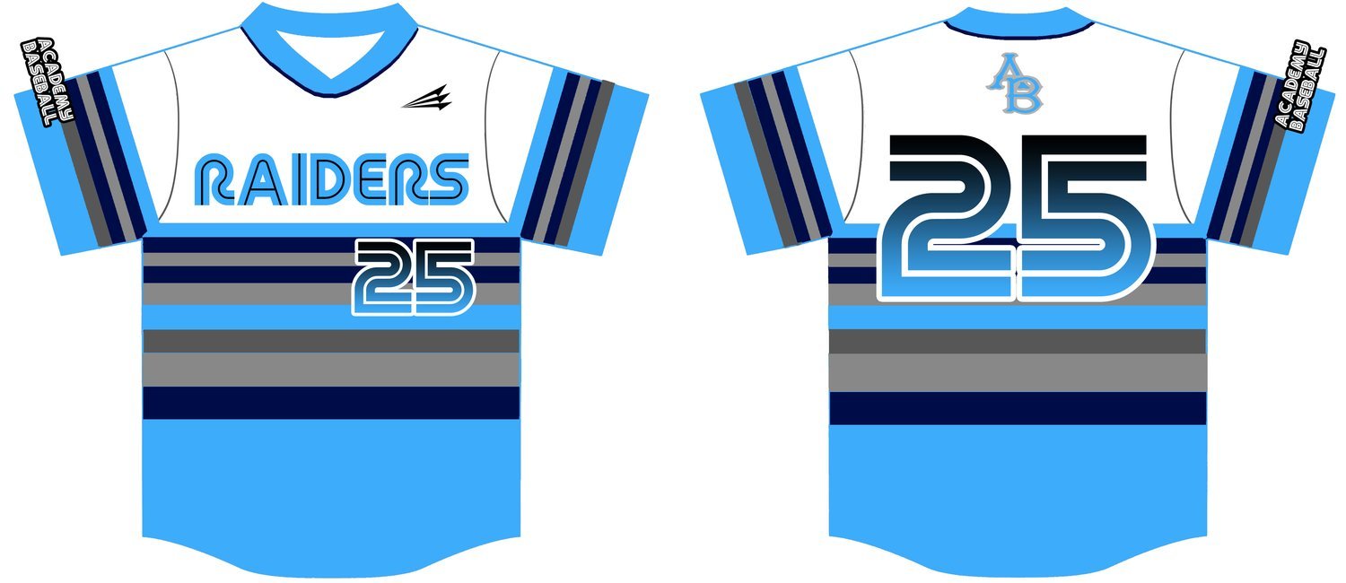 Academy Raiders Custom Baseball Jersey #1E