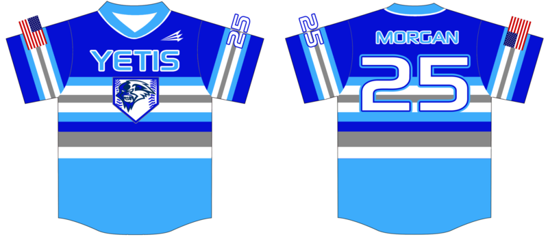 Yetis Custom Baseball Jersey #6C