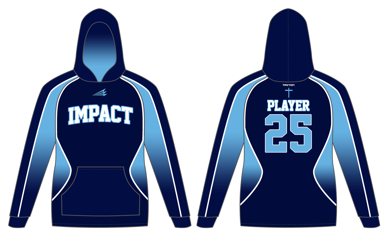 Impact Softball Custom Vulcan Hoodie #VH2