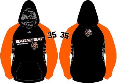 Barnegat Bengals Baseball Custom Vulcan Hoodie #1b