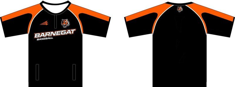 Barnegat Bengals Baseball Custom Clutch Cage Jacket #CC2