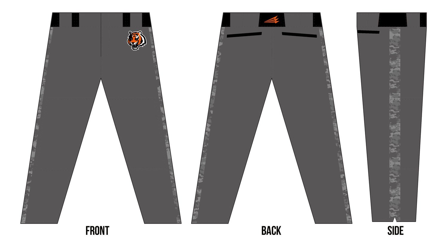 Barnegat Bengals Custom Baseball Pants #5