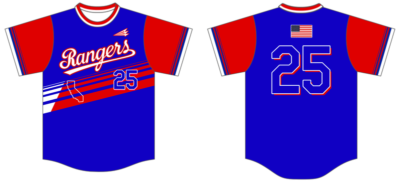 Rangers (Wade) Custom NanoDri Baseball Jersey #J3