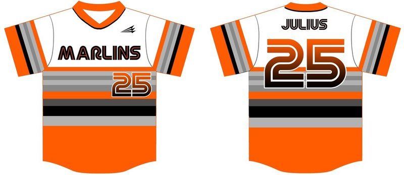 Mansfield Marlins Custom Baseball Jersey #2