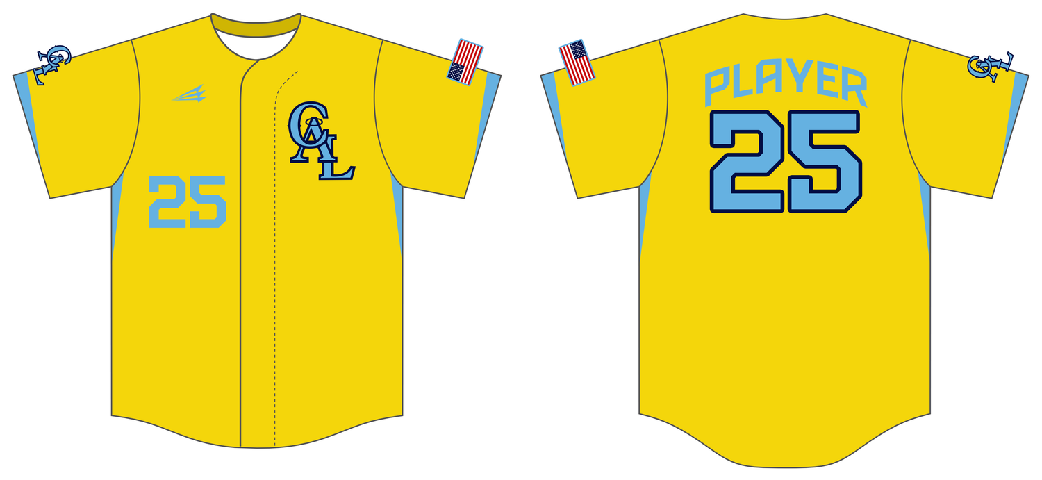 California Athletics League Custom NanoDri Baseball Jersey #J3B
