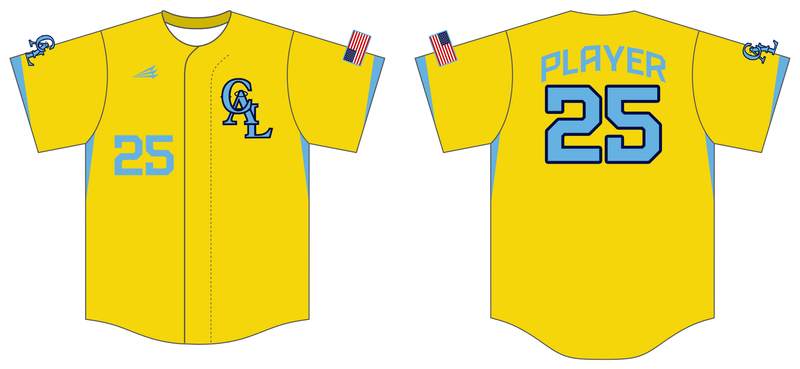 California Athletics League Custom NanoDri Baseball Jersey #J3B