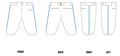 California Athletics League Custom Knicker Baseball Pant #BP1B