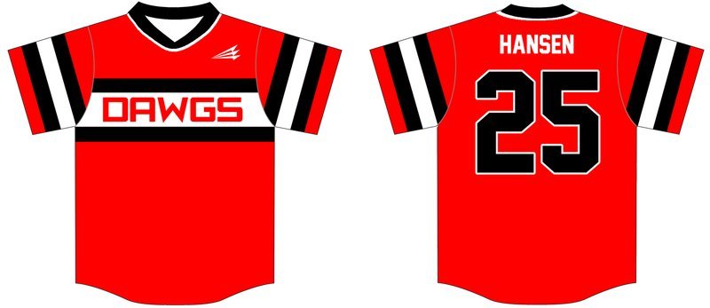 DAWGS Custom Baseball Jersey #3