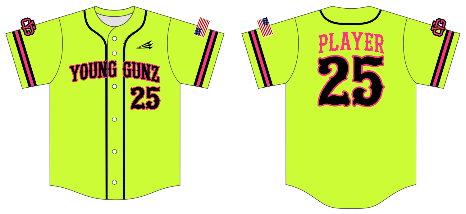 Young Gunz Custom NanoDri Baseball Jersey #J4B
