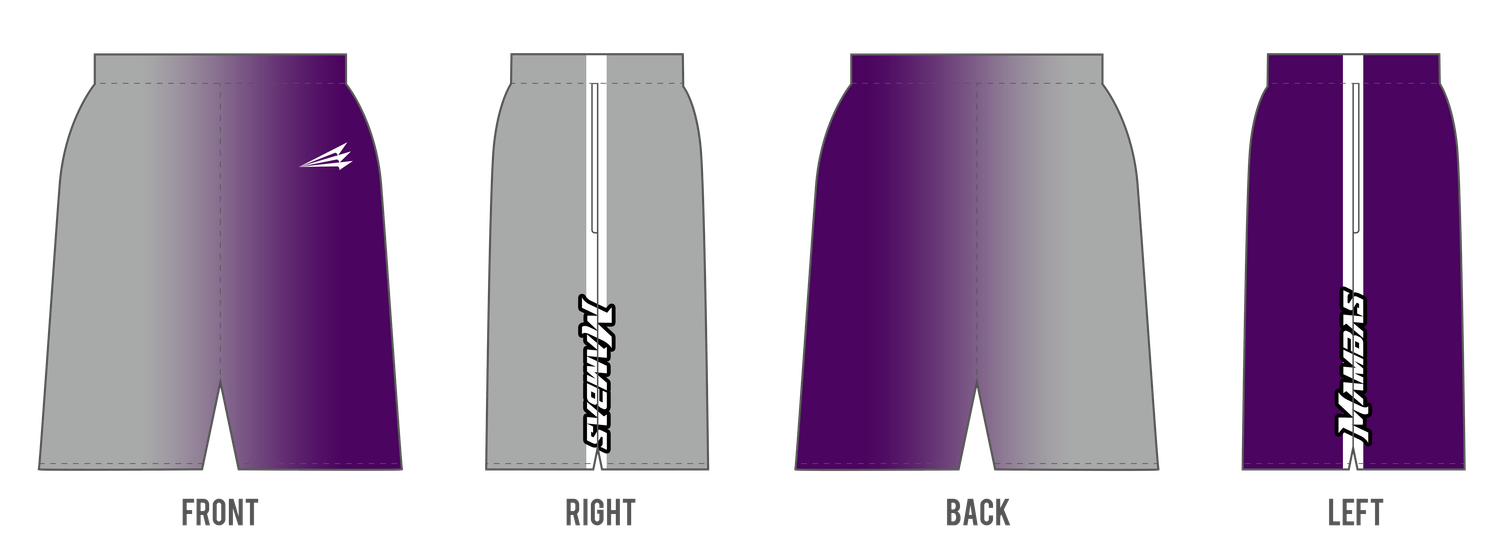 Midwest Mambas Custom Revolution Pocket Shorts #RV1B