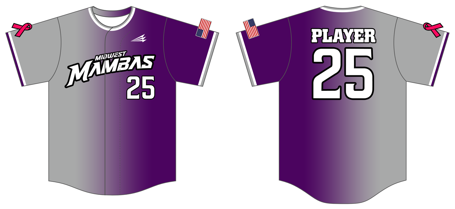 Midwest Mambas Custom Hexaflex Baseball Jersey #J6C