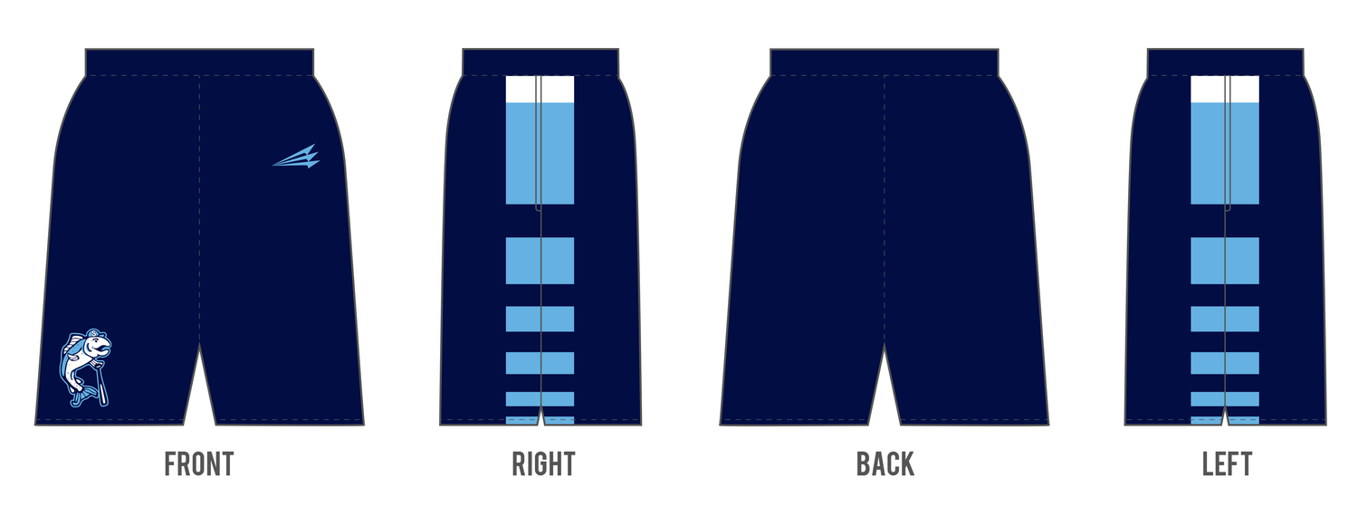El Cerrito Steelheads Custom Revolution Pocket Shorts #RV1