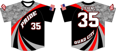 Quad City Pride Baseball Jersey Design #4