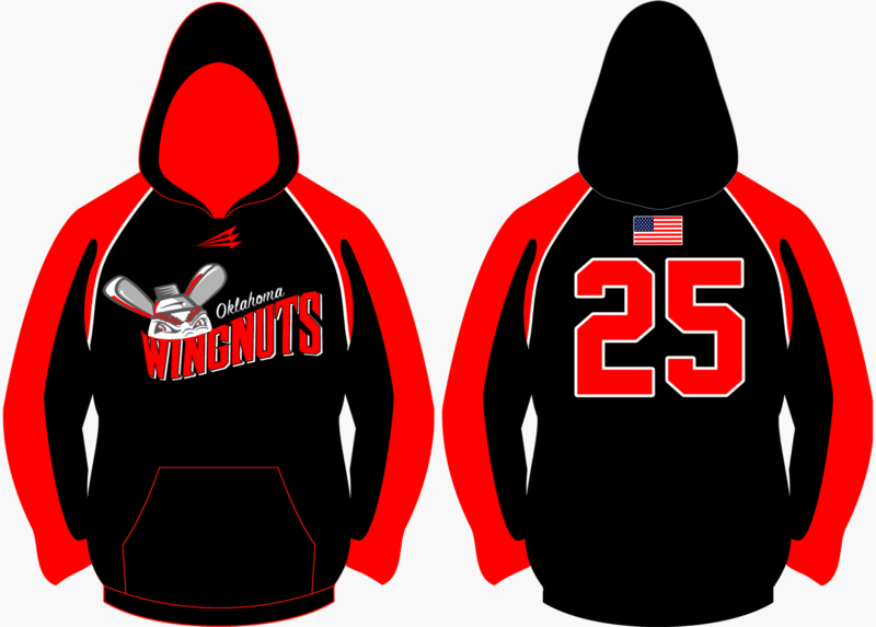Oklahoma Wingnuts Custom Vulcan Hoodie Design #1C