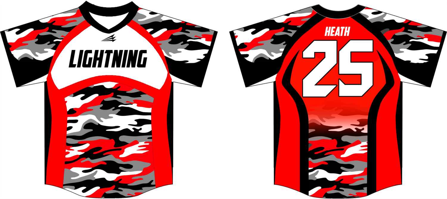 Central Illinois Lightning Custom Baseball Jersey #4C Central Illinois Lightning Custom Baseball Jersey #4C