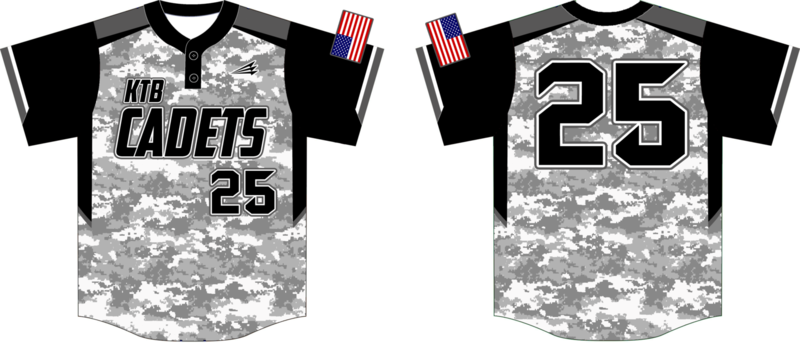 KTB Cadets Custom Softball Jersey Design #1C