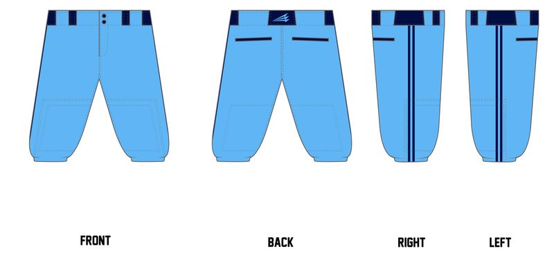 NY Wolves Custom Knicker Baseball Pant #BP11B