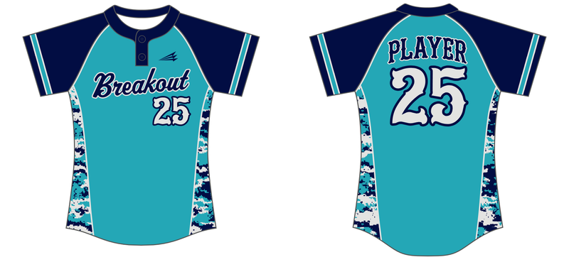Botetourt Breakout Custom Nanodri Softball Jersey #J5