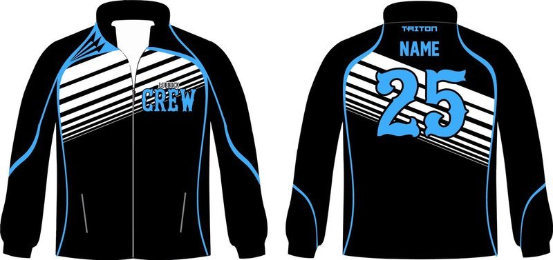 Hub City Crew Baseball Custom Crusader Rainproof Jacket #1