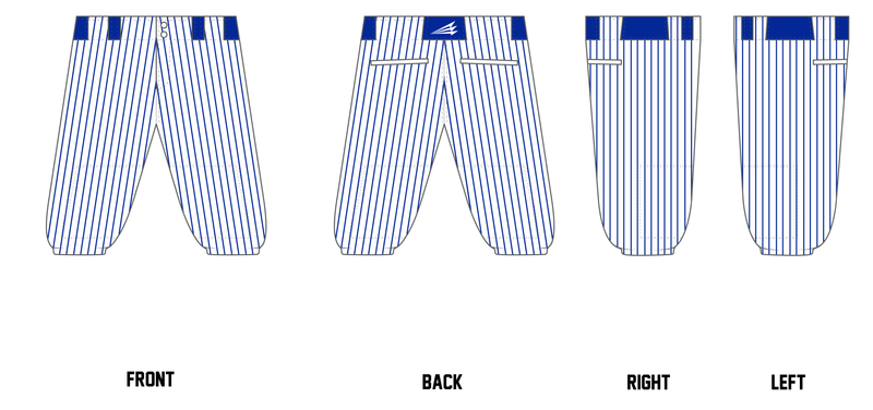 Weatherford Warriors Custom Knicker Baseball Pant #BP1