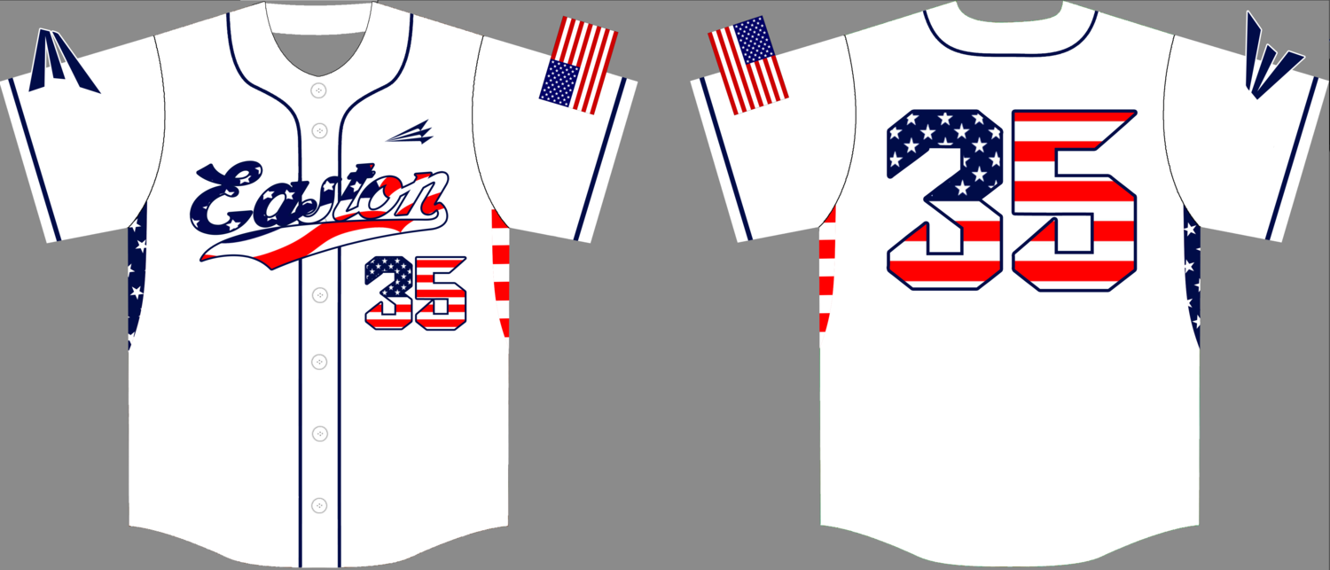 Team Easton (Straub) Custom Baseball Jersey Design #1B