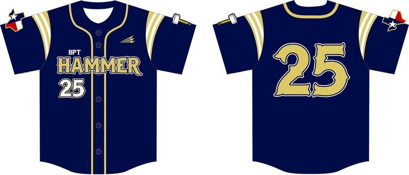 BPT Hammer Custom Baseball Jersey #1C