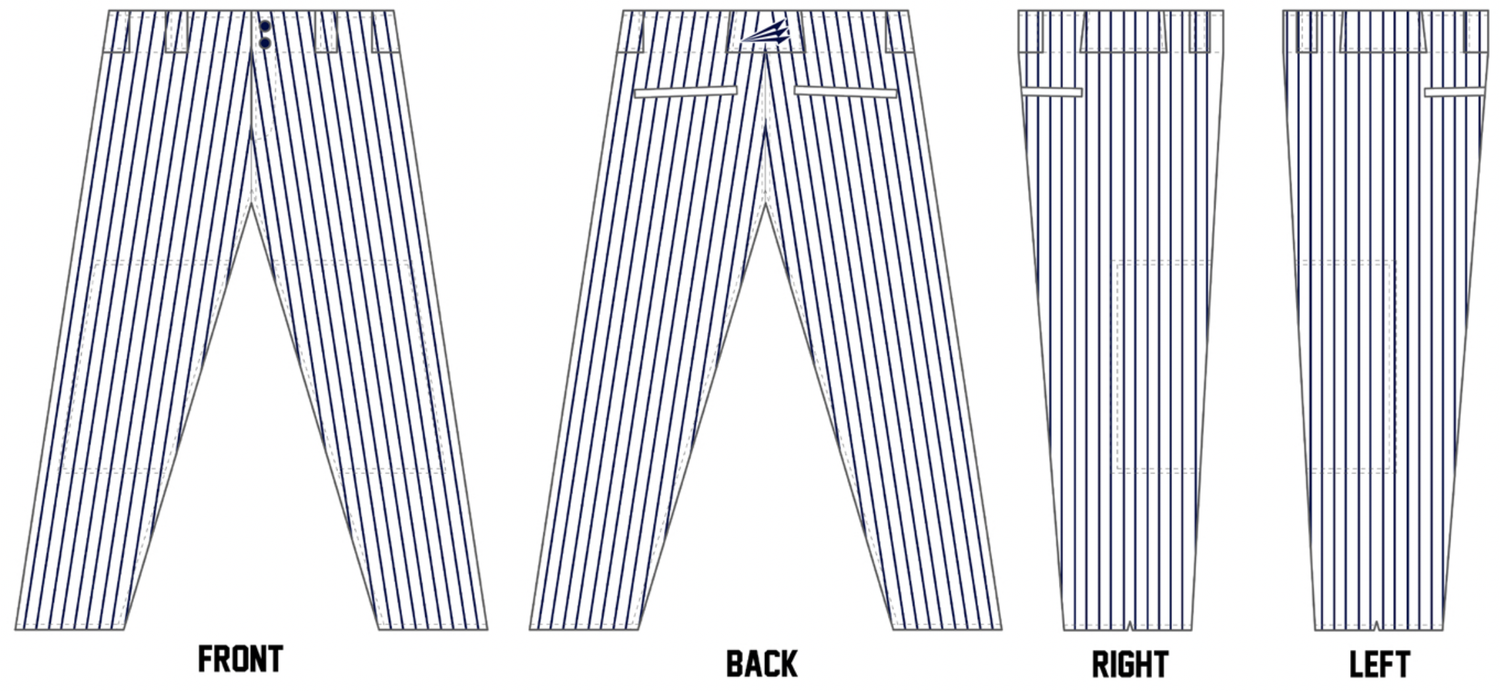 Fort Rough Roughnecks Custom Athletic Fit Baseball Pant #BP1