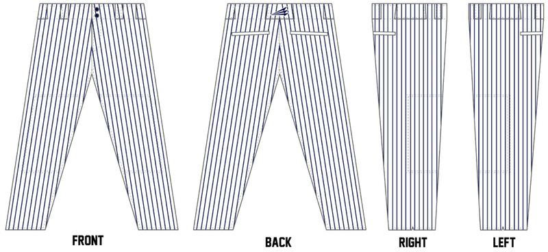 Fort Rough Roughnecks Custom Athletic Fit Baseball Pant #BP1