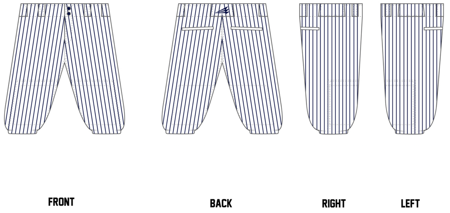 Fort Rough Roughnecks Custom Knicker Baseball Pant #BP2