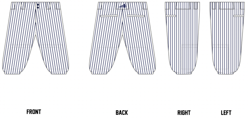 Fort Rough Roughnecks Custom Knicker Baseball Pant #BP2
