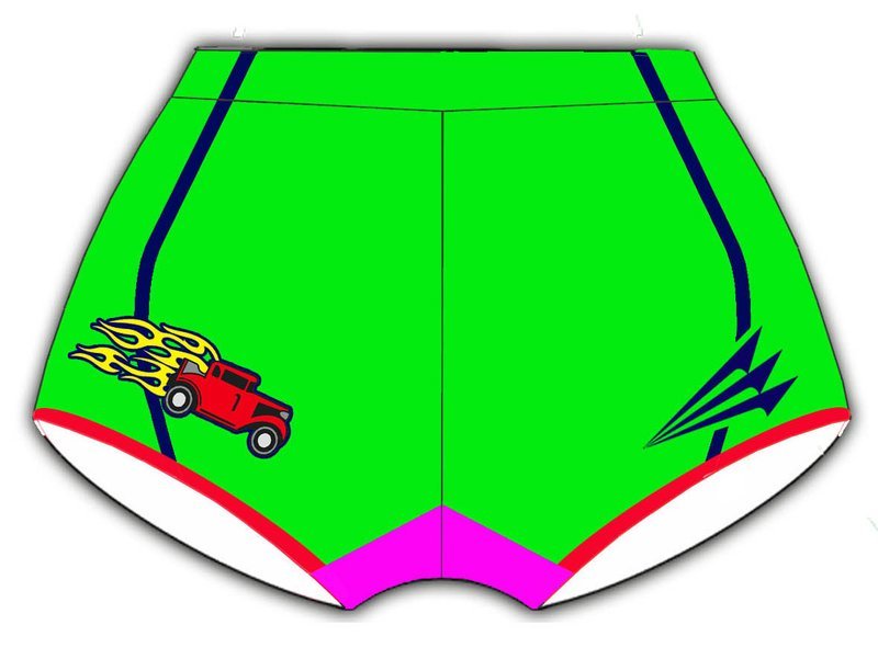 Hot Rod Lincolns Custom Rugby Shorts RJ163