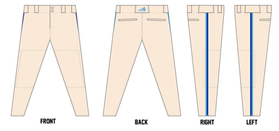 Sluggers Custom Athletic Baseball Pant #BP2B