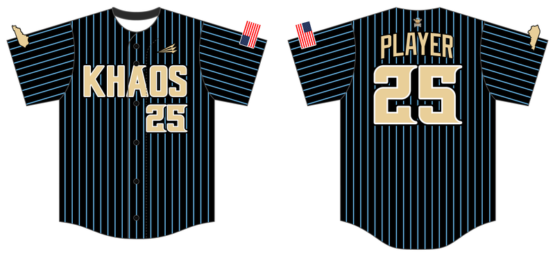 Khaos Custom HexaFlex Baseball Jersey #J2B