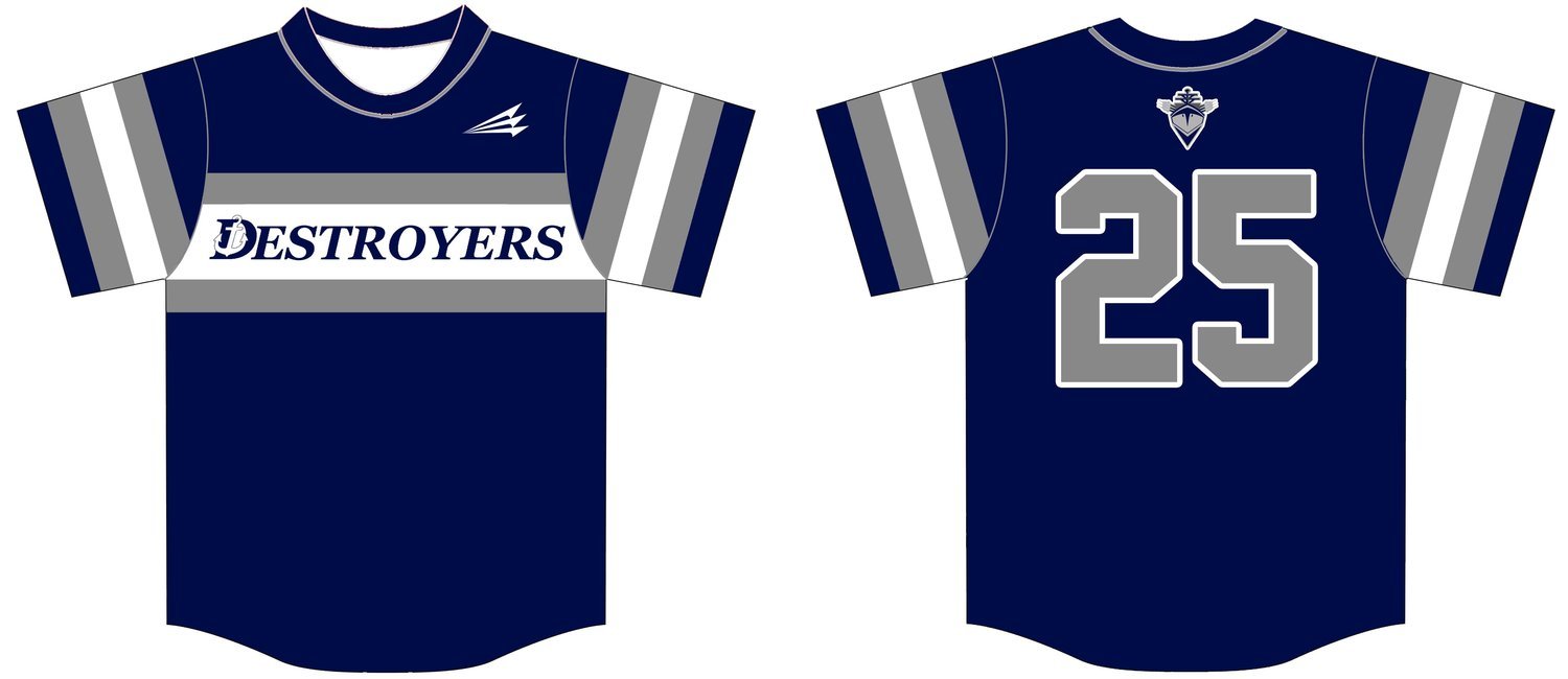 Fleet Destroyers Custom Baseball Jersey #1D