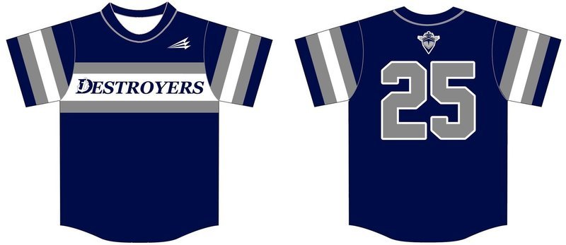 Fleet Destroyers Custom Baseball Jersey #1D