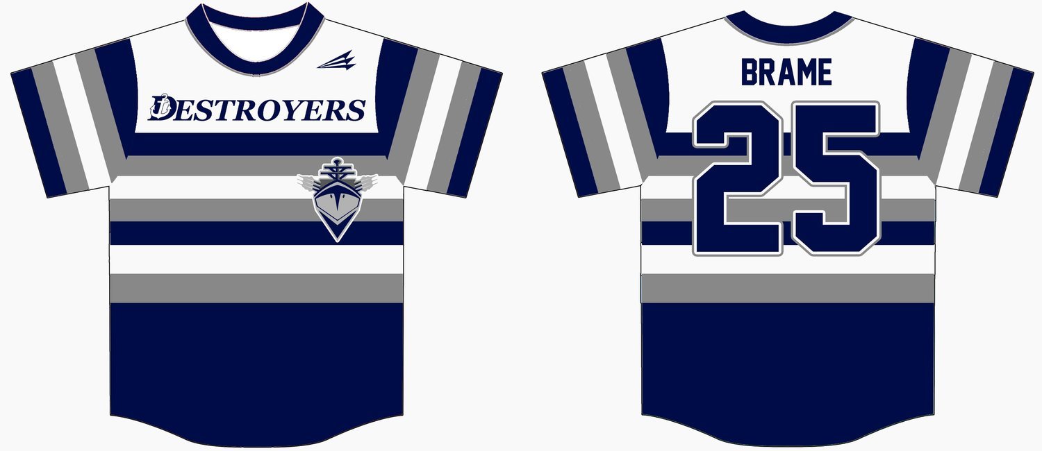 Fleet Destroyers Custom Baseball Jersey #2D
