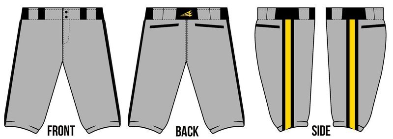 SJ Spartans Custom Baseball Pants #3