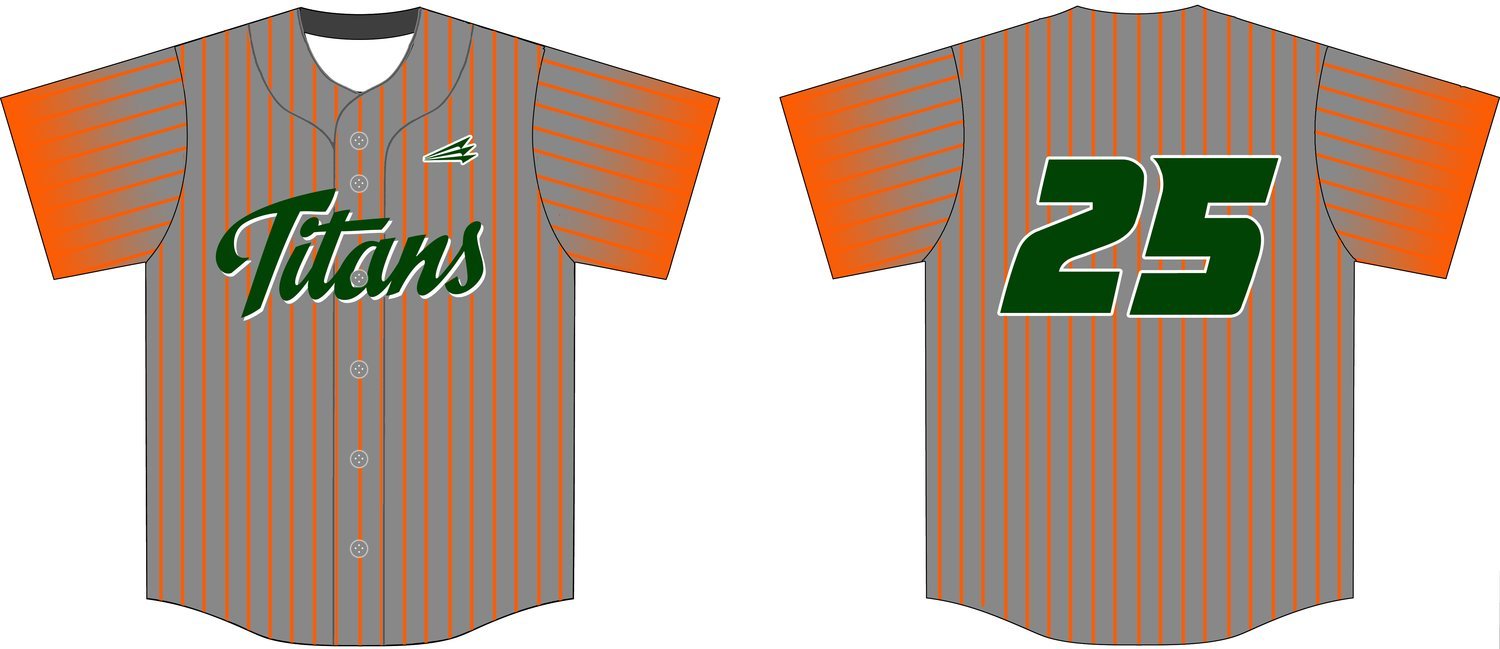 Oklahoma Titans Custom Baseball Jersey #4B