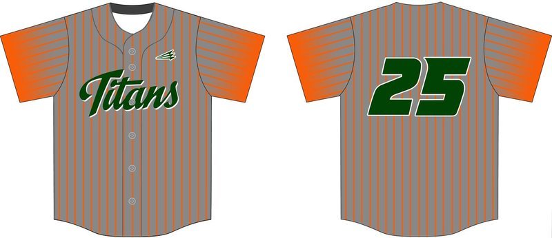 Oklahoma Titans Custom Baseball Jersey #4B