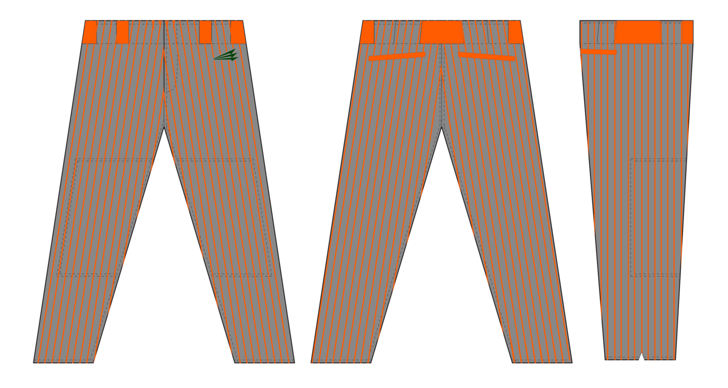 Oklahoma Titans Baseball Custom Pants #3